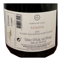 Imagen de Herdade Aldeia de Cima Reserva - Vino Tinto
